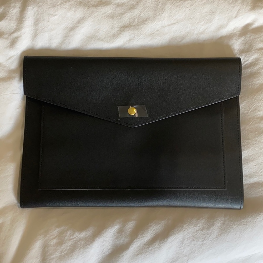 Leather laptop case